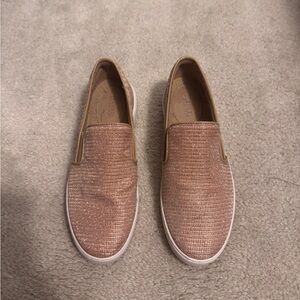 Michael Kors Rose Gold Slip-On Loafers